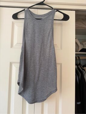 lululemon athletica Gray Sleeveless Tank Top